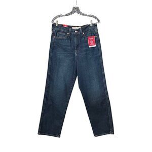 Levis Signature Womens Jeans Size 6 Vintage High Rise Straight Dark Wash Denim